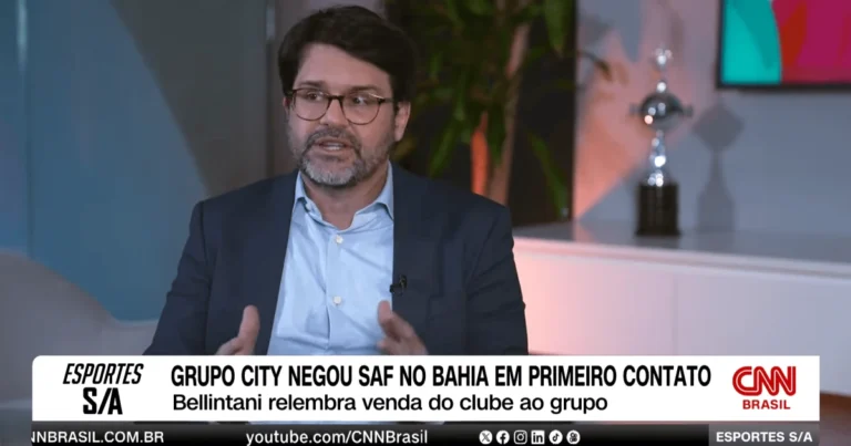 Bellintani Reflete Sobre Venda do Bahia à SAF do Grupo City: ‘Insistimos’