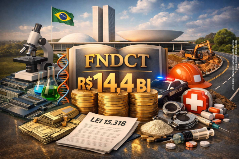 Lei Destina R$ 14,4 Bilhões para Inovação, Saúde e Segurança Pública