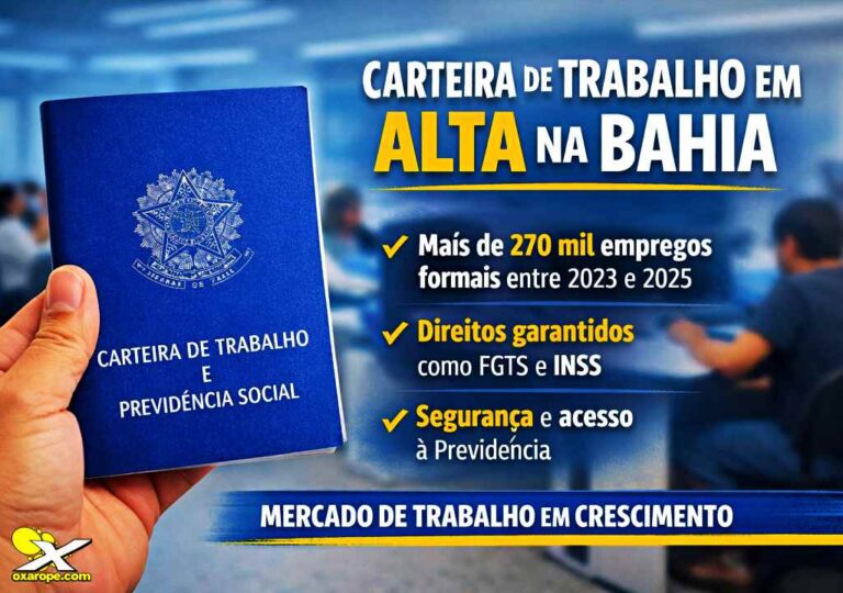 Bahia Cria Mais de 270 Mil Empregos Formaís até 2025, Impulsionando Avanço Nacional