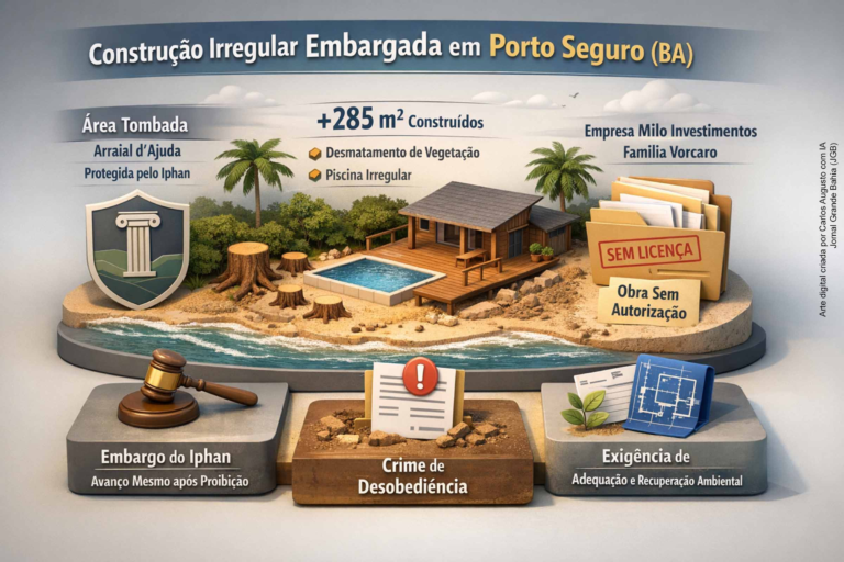 Iphan Embarga Construção Irregular em Porto Seguro: Um Alerta para o Patrimônio Histórico