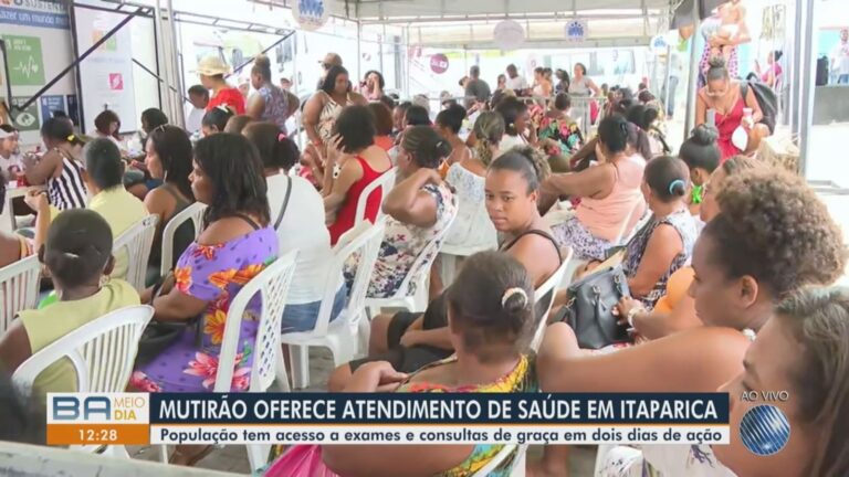 ‘Mutirão Bahia Meio Dia’ em Itaparica: Atendimentos Gratuitos de Saúde Para a População 'Mutirão Bahia Meio Dia' em Itaparica: Atendimentos Gratuitos de Saúde Para a População
