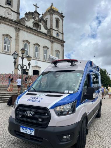 Polícia Técnica Inova com Unidades Móveis Durante a Lavagem do Bonfim Polícia Técnica Inova com Unidades Móveis Durante a Lavagem do Bonfim