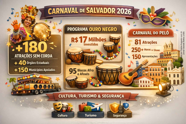 Carnaval de Salvador 2026: Mais de 180 Atrações e Foco em Segurança e Inclusão