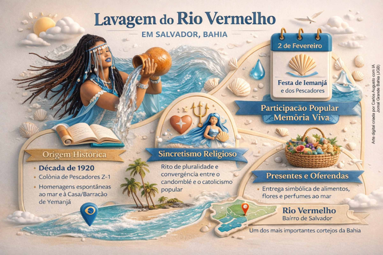 Lavagem do Rio Vermelho e Dia de Iemanjá: Uma Celebração da Identidade Cultural e da Fé em Salvador