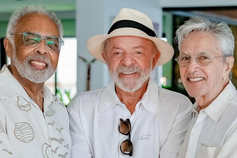 Lula Reúne Artistas em Almoço com Gilberto Gil e Caetano Veloso em Salvador