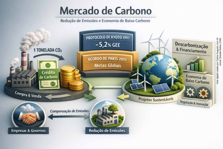 Mercado de Carbono: Instrumento Econômico Fundamental na Redução de Emissões e na Transição para Nova Economia Mercado de Carbono: Instrumento Econômico Fundamental na Redução de Emissões e na Transição para Nov
