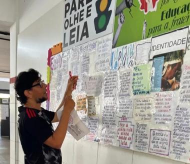 Mural de Educação em Jacobina Estimula Criatividade e Consciência Crítica Mural de Educação em Jacobina Estimula Criatividade e Consciência Crítica