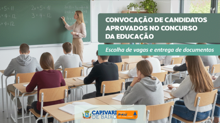 Prefeitura de Capivari de Baixo Anuncia Cronograma de Entrega de Documentos para Aprovados do Concur