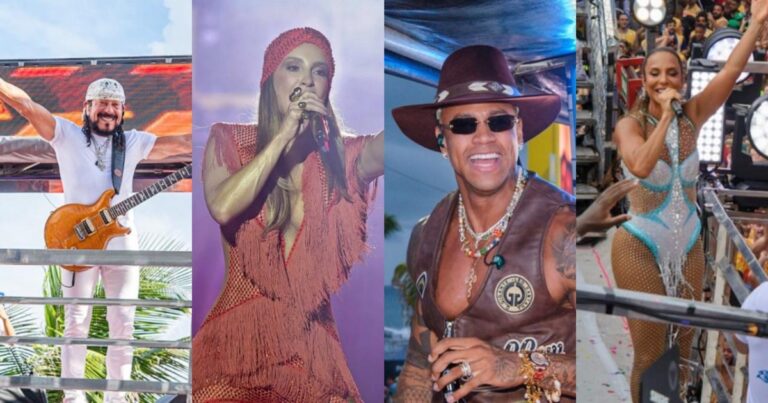 Último Dia de Folia: Cláudia Leitte e Bell Marcam Presença na Barra, enquanto Ivete e Léo Santana Br