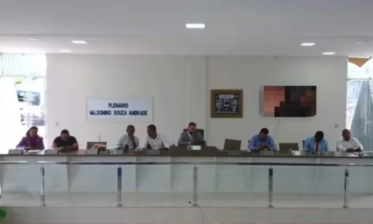 Câmara Municipal da Bahia Surpreendida por Vídeo Inusitado Durante Sessão Legislativa