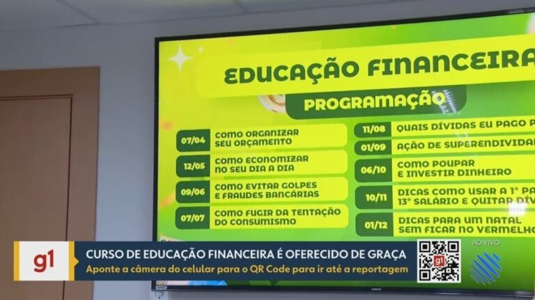 Defensoria Pública da Bahia Oferece 60 Vagas em Curso Gratuito de Educação Financeira
