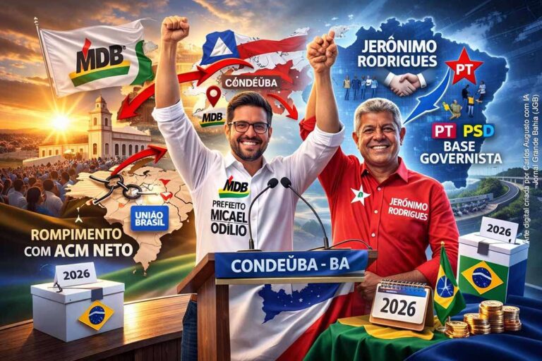 Prefeito de Condeúba Abandona ACM Neto e Se Une a Jerônimo Rodrigues: Uma Nova Configuração Política