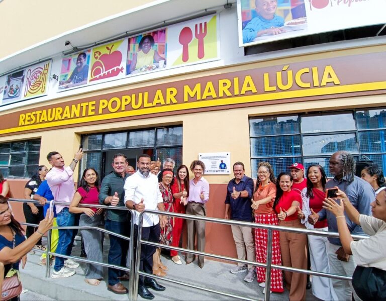 Vice-Governador Reinaugura Restaurante Popular Maria Lúcia Pereira em Salvador