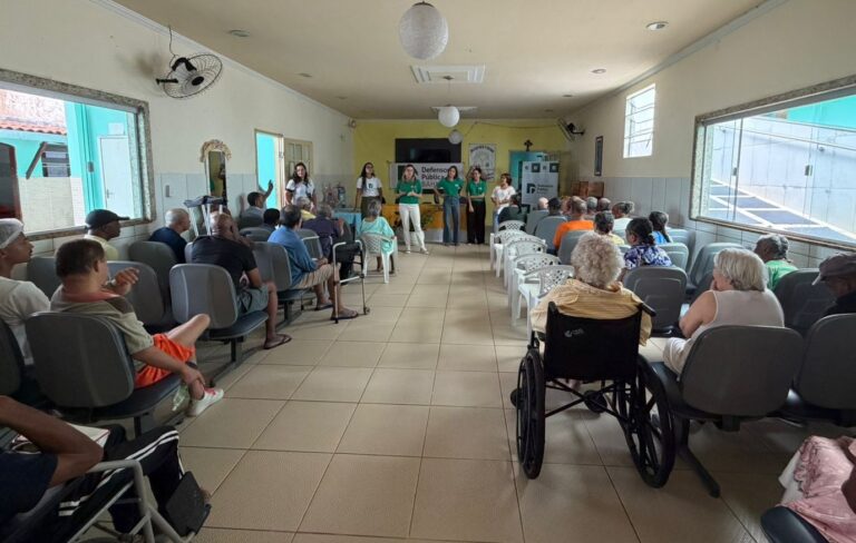 Ação de Cidadania e Educação em Direitos em Abrigo de Idosos em Ipiaú