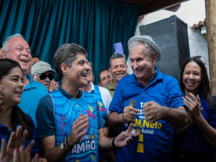 ACM Neto e Coronel Celebram Cultura na Pascoareta de Pé de Serra ACM Neto e Coronel Celebram Cultura na Pascoareta de Pé de Serra