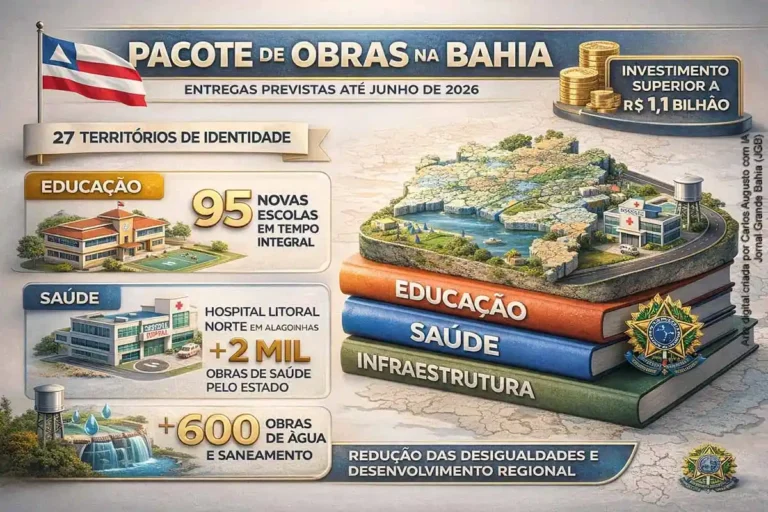 Bahia: Governador Jerônimo Anuncia Pacote de Obras em Educação e Saúde até 2026