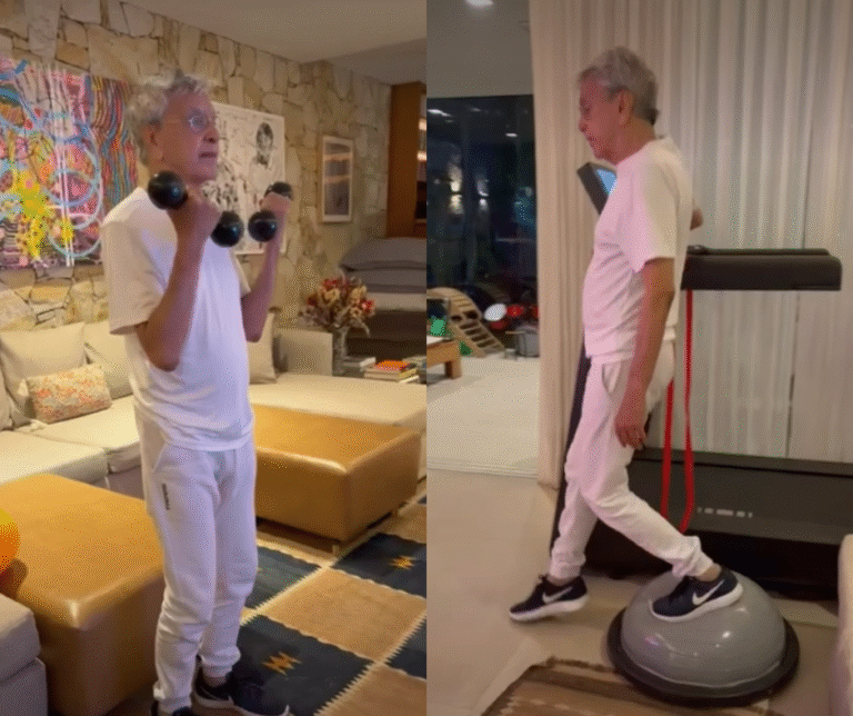Caetano Veloso Treina e Brinca Antes do Show do Filho no Rio: 'Sem Descanso Nesse Feriado!'