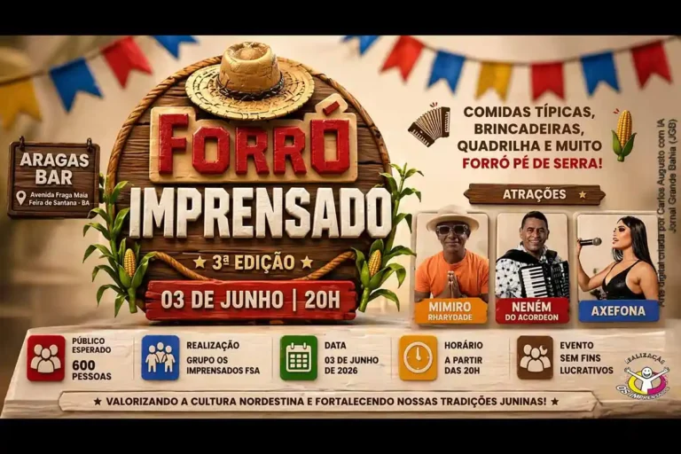 Forró Imprensado 2026: Tradição Junina e Música Local em Feira de Santana