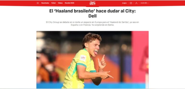 Grupo City Avalia Transferência de Dell, o 'Haaland do Sertão', para Europa