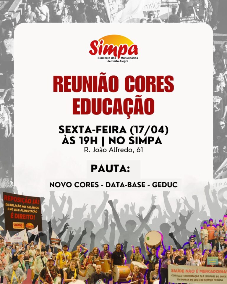 Primeira Reunião do Novo CORES Educação Acontecerá em 17 de Abril