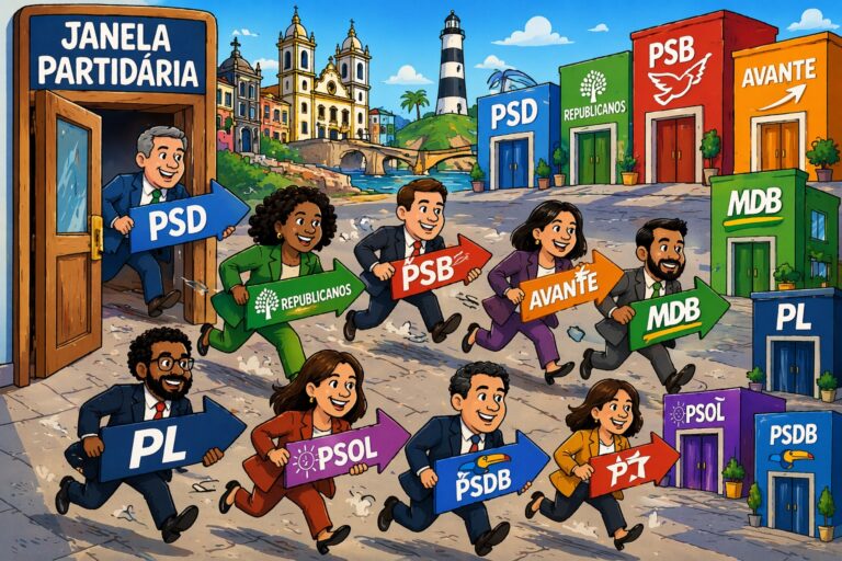 Trocas Partidárias na Bahia Redesenham Cenário Político para 2026
