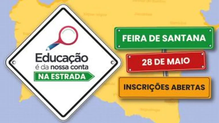 Feira de Santana sedia 6ª edição do projeto “Educação é da Nossa Conta – Na Estrada” em 28 de março Feira de Santana sedia 6ª edição do projeto "Educação é da Nossa Conta – Na Estrada" em 28 de março