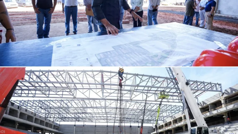 Prefeito Bruno Reis vistoria obras da Arena Multiuso Antônio Balbino