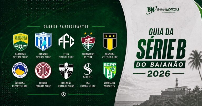 Guia Completo da Série B do Campeonato Baiano 2026: Conheça os 10 Clubes Participantes