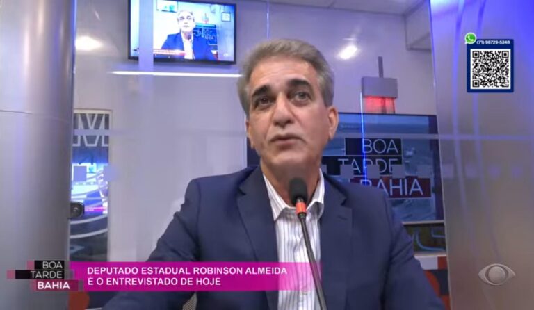 Robinson Almeida: ACM Neto Não Vencerá Enquanto Lula For Candidato na Bahia