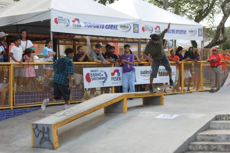 Skatista de Feira de Santana Brilha na 2ª Etapa do Circuito Baiano de Skateboard Street