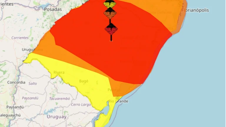 Alerta Vermelho no RS: Tempestade com Ventos Fortes e Riscos à Mobilidade